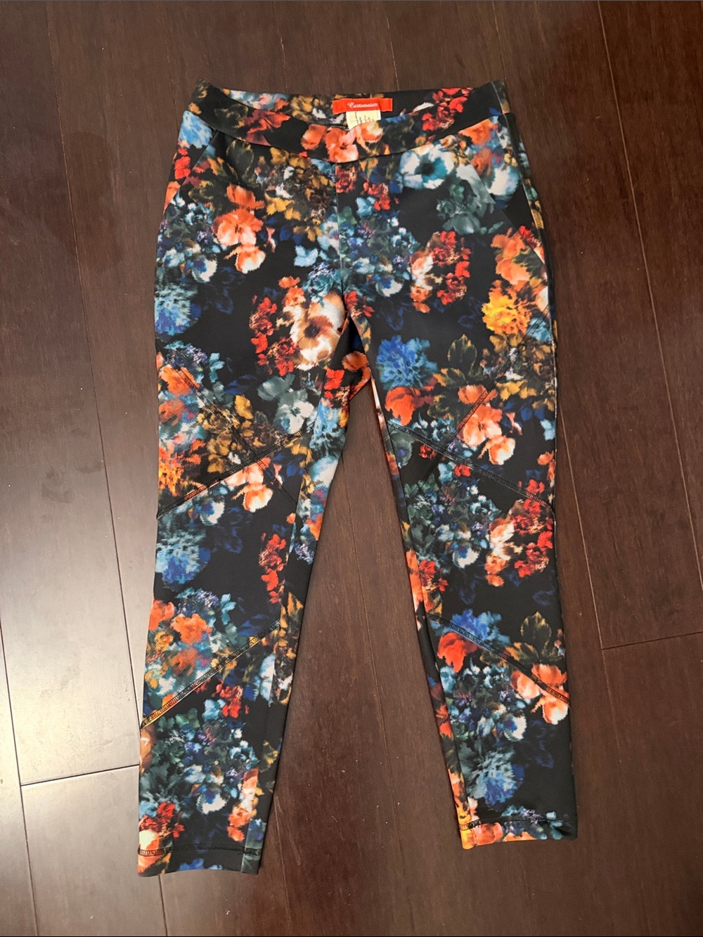 Cartonnier Anthropologie Floral Print Legging Pants